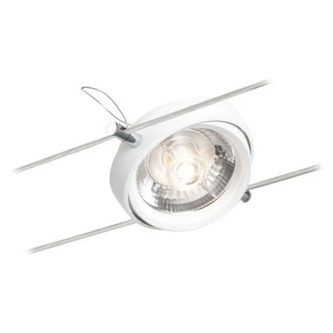 Paulmann Spot WireSystem Powerline II 1x8W G53 Blanc 230/12V 80VA Métal/plastique