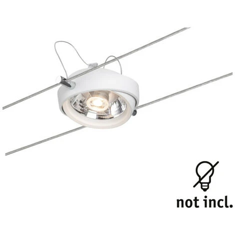 Paulmann Spot WireSystem Powerline II 1x8W G53 Blanc 230/12V 80VA Métal/plastique – Image 2