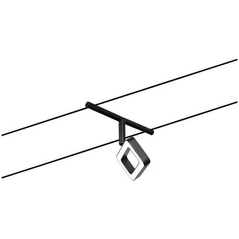 Paulmann Corduo Wire System CC Frame 4,8W Nr Dép /Chrome 230V/12V CC Synthétique 3000K – Image 2