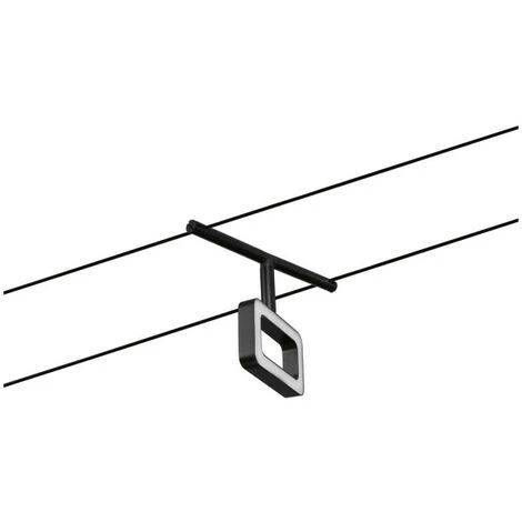 Paulmann Corduo Wire System CC Frame 4,8W Nr Dép /Chrome 230V/12V CC Synthétique 3000K – Image 4