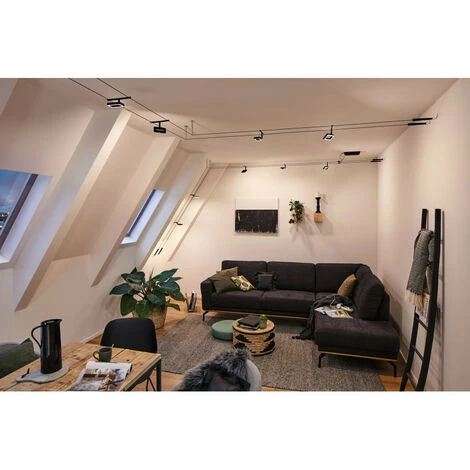 Paulmann Corduo Wire System CC Frame 4,8W Nr Dép /Chrome 230V/12V CC Synthétique 3000K – Image 5